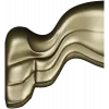 Flowcrest wave baluster - STL 3D model for CNC wood carving