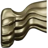 Flowcrest wave baluster - STL 3D model for CNC wood carving