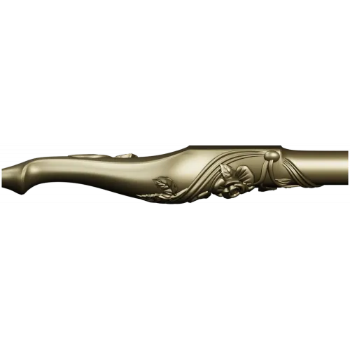 Carved Rosevine Baluster - STL 3D model for CNC carving