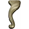 Cabriole Scroll Leg STL for CNC Milling