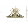 Чаша Сияния - 3D модель STL для ЧПУ (евхаристическая чаша с лучами)