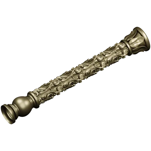 Acanthus Scroll Baluster - STL 3D model for CNC milling