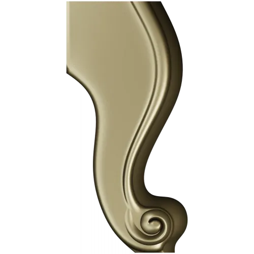 Rococo Cabriole Leg STL 3D model for CNC