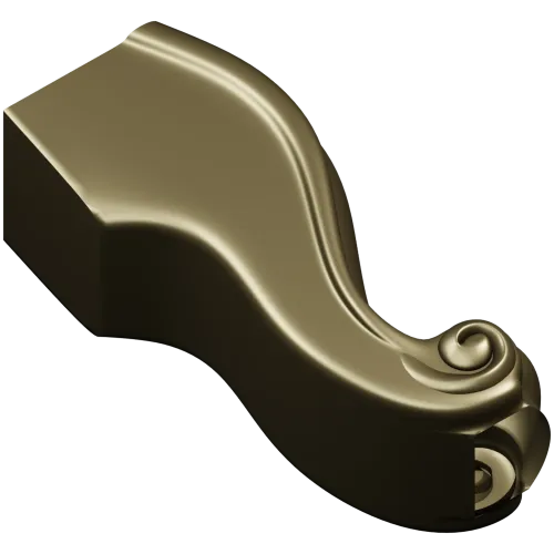 Rococo Cabriole Leg STL 3D model for CNC