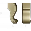 Rococo Cabriole Leg STL 3D model for CNC