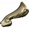 Acanthus Scroll Furniture Leg - STL 3D Model for CNC
