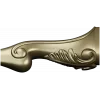 Acanthus Scroll Furniture Leg - STL 3D Model for CNC