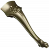 Rococo Floral Cabriole Leg - STL 3D Model for CNC