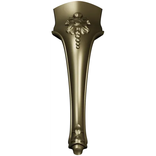 Rococo Floral Cabriole Leg - STL 3D Model for CNC