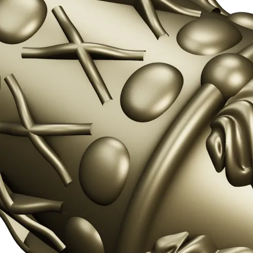 Regal Acanthus Baluster - STL 3D model for CNC milling
