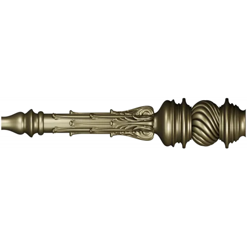 Ornate Twisted Orb Baluster STL for CNC