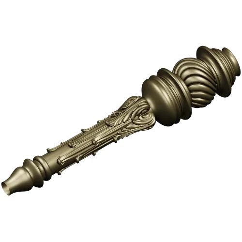 Ornate Twisted Orb Baluster STL for CNC