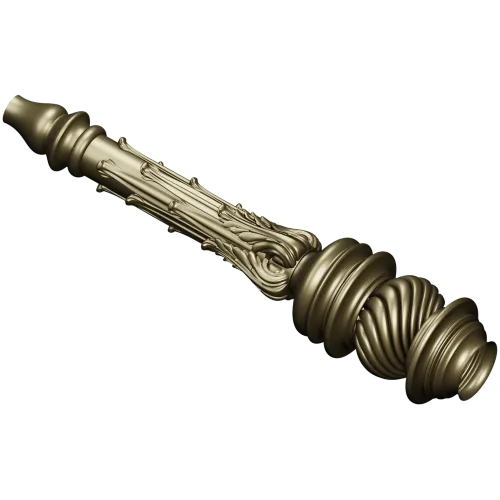Ornate Twisted Orb Baluster STL for CNC