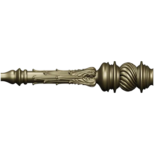 Ornate Twisted Orb Baluster STL for CNC