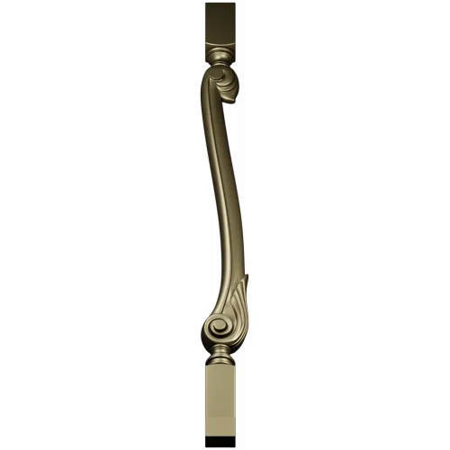Serpentine Scroll Baluster STL for CNC