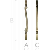 Serpentine Scroll Baluster STL for CNC
