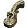 Baroque Acanthus Scroll STL 3D Model for CNC