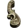 Baroque Acanthus Scroll STL 3D Model for CNC
