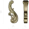 Baroque Acanthus Scroll STL 3D Model for CNC