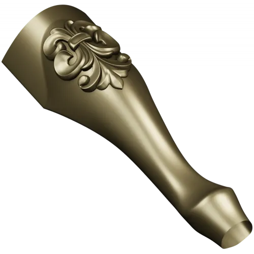 Fleuron Baluster - detailed STL 3D model for CNC milling