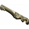 Rococo Acanthus Arm STL for CNC Router