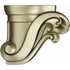 Regal Scroll Corbel - STL 3D model for CNC carving