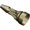 Florentine Acanthus Finial - ornamental baluster STL 3D model for CNC