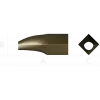 Diamond-Eye Tapered Baluster STL for CNC