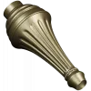 Classic Fluted Baluster STL - CNC Ready 3D Model