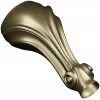 Ornate Shell & Scroll Furniture Leg - STL 3D Model for CNC