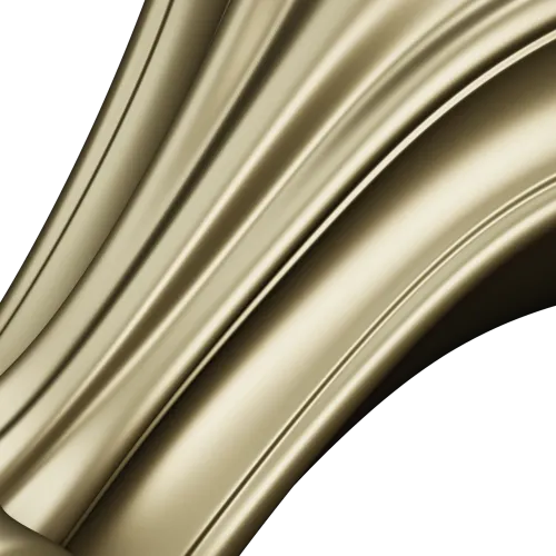 Ornate Shell & Scroll Furniture Leg - STL 3D Model for CNC