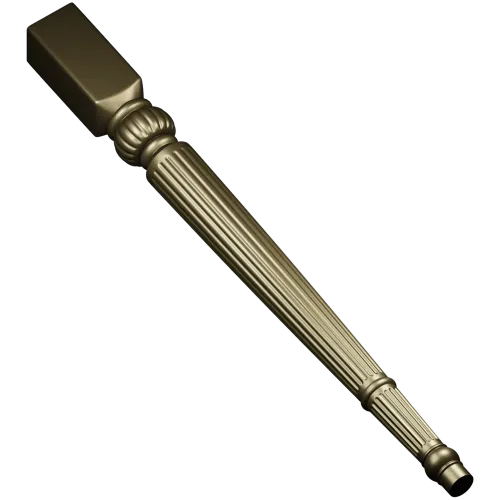 Tapered Fluted Baluster - STL 3D Model for CNC