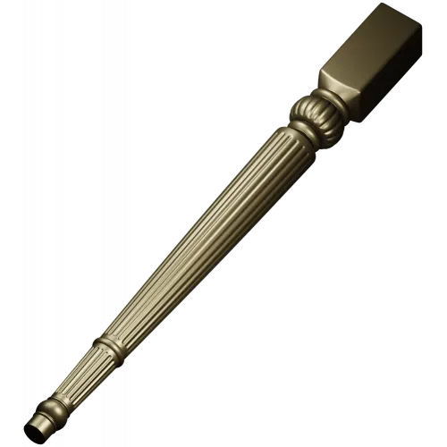 Tapered Fluted Baluster - STL 3D Model for CNC