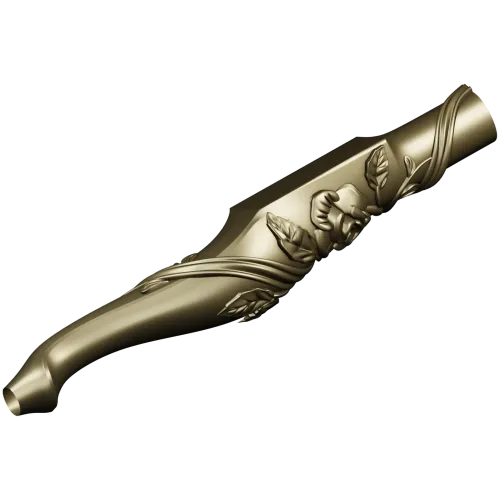 Carved Floral Baluster STL