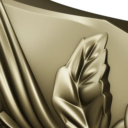 Carved Floral Baluster STL