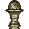 Pinecone Fleur Finial - STL 3D model for CNC carving