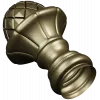 Pinecone Fleur Finial - STL 3D model for CNC carving