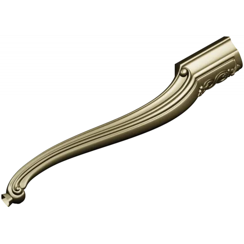 Carved Cabriole Furniture Leg STL for CNC