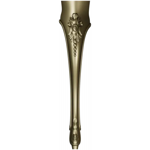 Elegant cabriole furniture leg - STL 3D model for CNC carving
