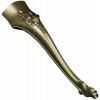 Elegant cabriole furniture leg - STL 3D model for CNC carving