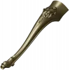 Elegant cabriole furniture leg - STL 3D model for CNC carving