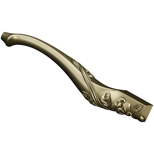 Roseline Curved Leg - STL 3D Model for CNC