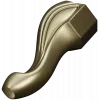 Sculpted Cabriole Furniture Leg STL