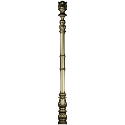 Regal Acanthus Baluster STL 3D model for CNC milling
