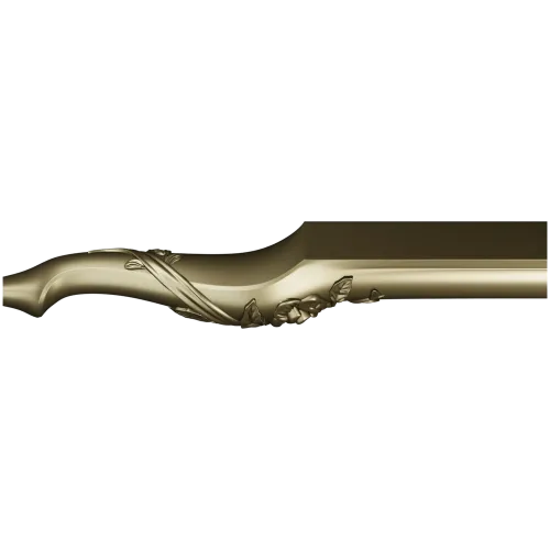 Floral Serpentine Baluster - STL 3D model for CNC wood carving