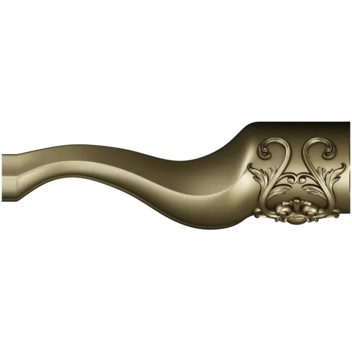 Rococo Curved Leg 3D STL model for CNC milling