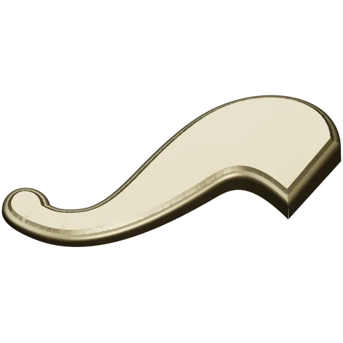 S-shaped Decorative Applique STL for CNC