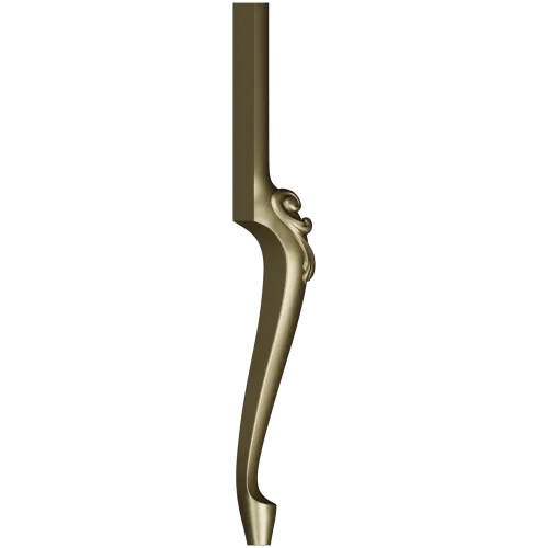 Балясина с декоративной завиткой - 3D модель STL для ЧПУ