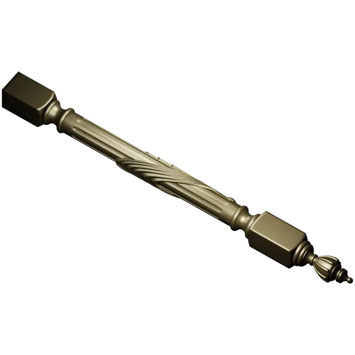 Regal Twisted Baluster - STL 3D Model for CNC