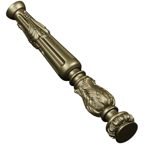 Ornate Acanthus Baluster STL for CNC